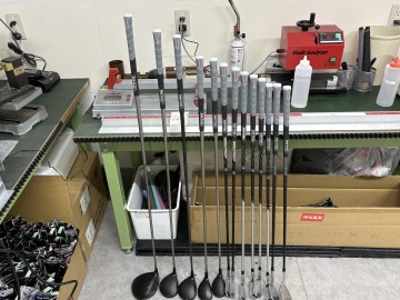 圧巻！グリップフルセット交換承ります！