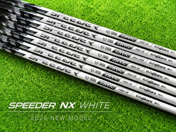 スピーダーNXホワイト入荷！秋の新作シャフト、試打できます！