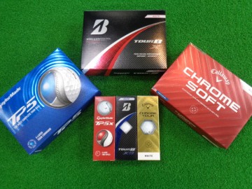 ブリヂストン、テーラーメイド、キャロウェイ　各種ツアーボール値下げ！