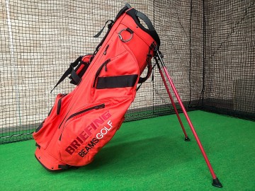 BRIEFING × BEAMS GOLF × SUN MOUNTAIN 限定スタンドキャディバッグ ファイヤーオレンジ 美品入荷！