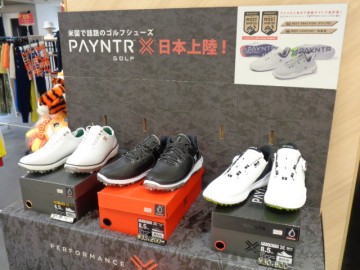PAYNTR GOLF 新作シューズ