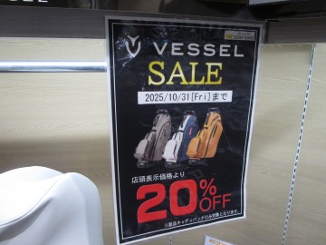 VISSEL キャディバッグ 期間限定20％ OFF
