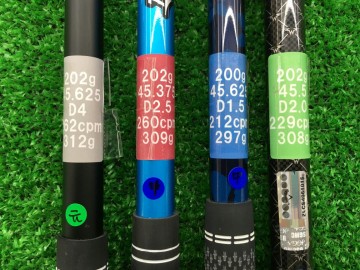 シャフトのスペックシール（シャフト選びの参考に）