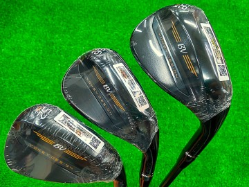 VOKEY SM11 Black Vapor 新品3本入荷！黒×ゴールドの限定ウェッジ！