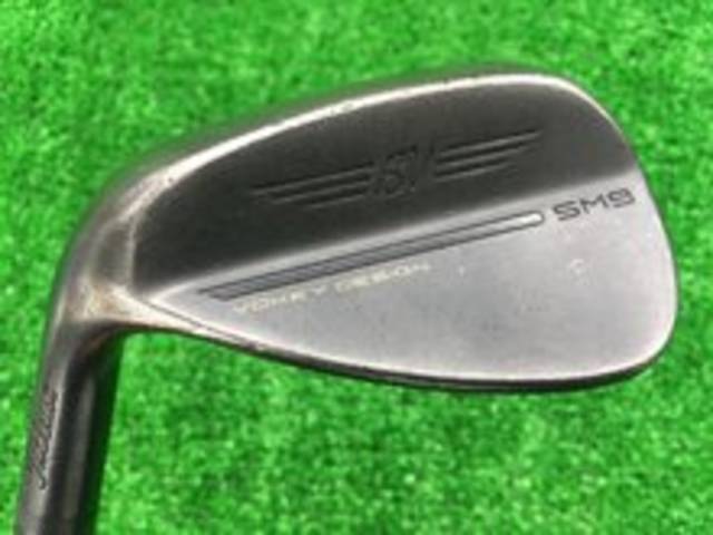 中古ゴルフ Vokey SM9 ジェットブラック (US) 52°-08F レフティ