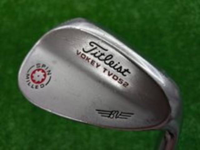中古ゴルフ Vokey SPIN MILLED TVD 52゜