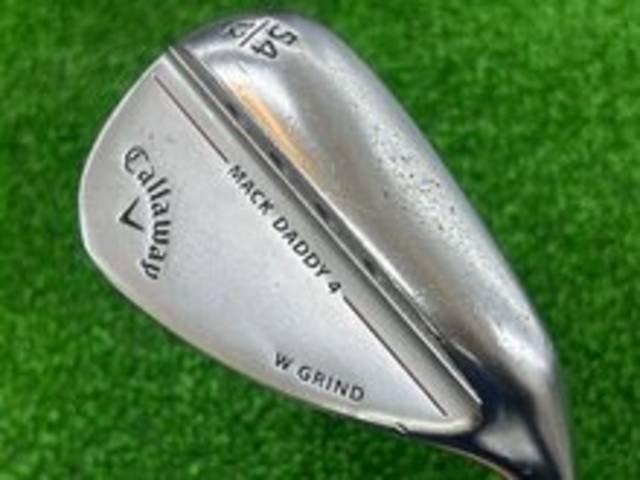 中古ゴルフ MACK DADDY 4 クロムメッキ W-GRIND 54゜-12