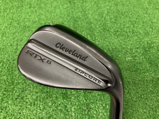 中古ゴルフ RTX-6 ZIPCORE BLACK 52-10 52°