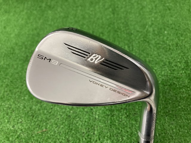 中古ゴルフ ボーケイSM9ツアークローム48-10F 48°