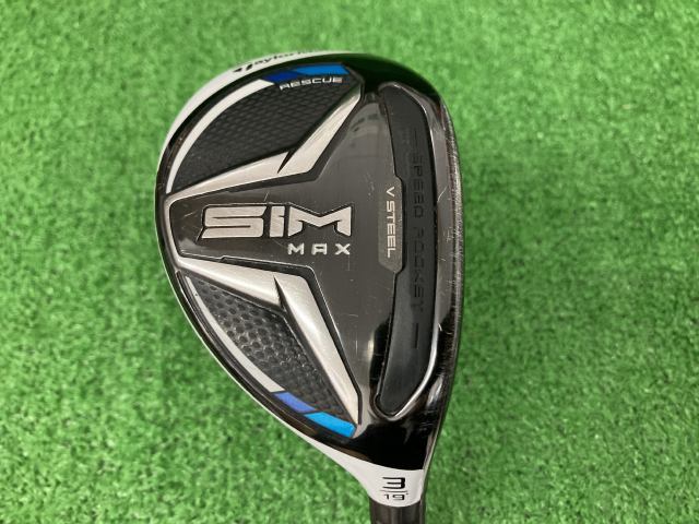 中古ゴルフ SIM MAX RESCUE #3 19°
