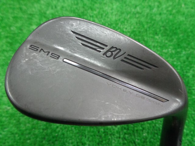 中古ゴルフ ボーケイSM9ジェットブラック52-12F 52°