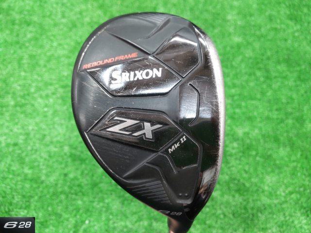 中古ゴルフ スリクソンZX Mk II HYBRID #6 28°