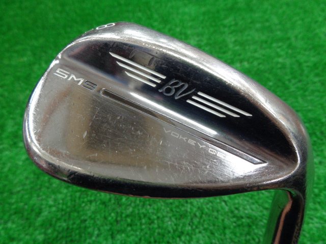 中古ゴルフ ボーケイSM9ブラッシュドスチール58-12D 58°