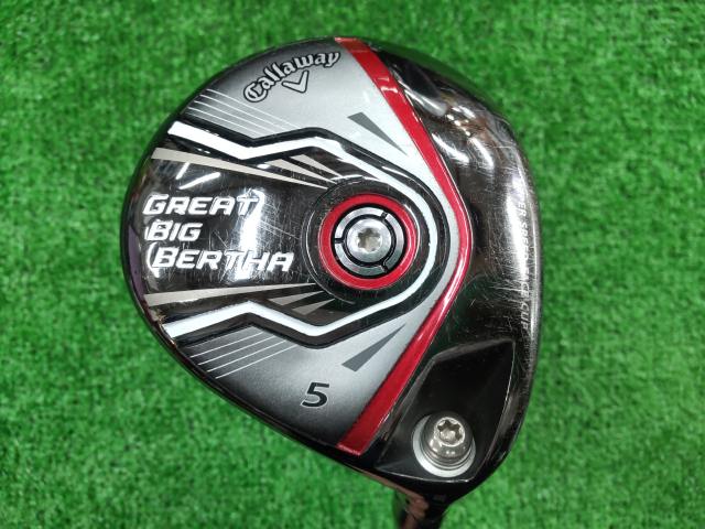 中古ゴルフ グレートビックバーサ 2015 5W 18°