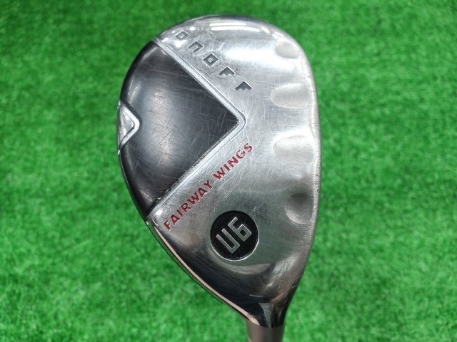 中古ゴルフ ONOFF FAIRWAY WINGS KURO 2019 U6 30°