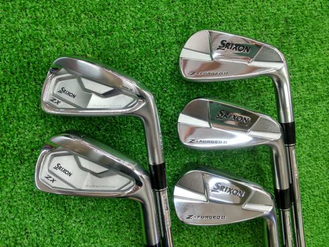 中古ゴルフ スリクソンZX7 Mk II & Z FORGED コンボアイアン 5本
