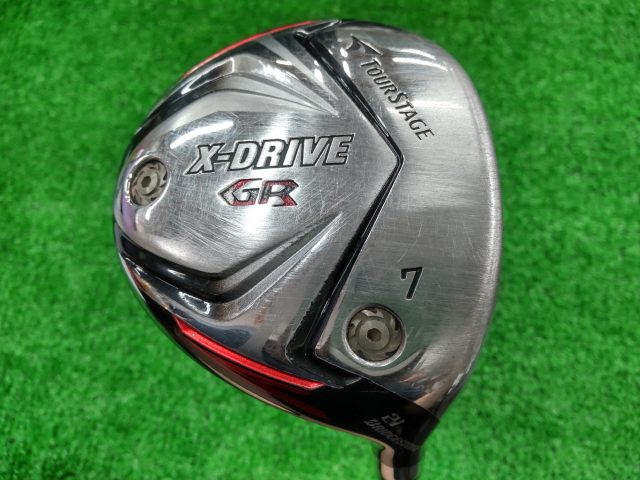 中古ゴルフ ツアーステージX-DRIVE GR 2012 7W 21°