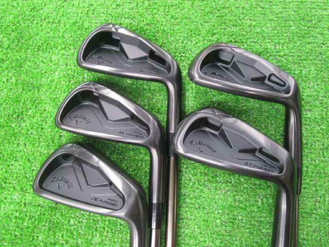 中古ゴルフ X-FORGED MAX BLACK 5本