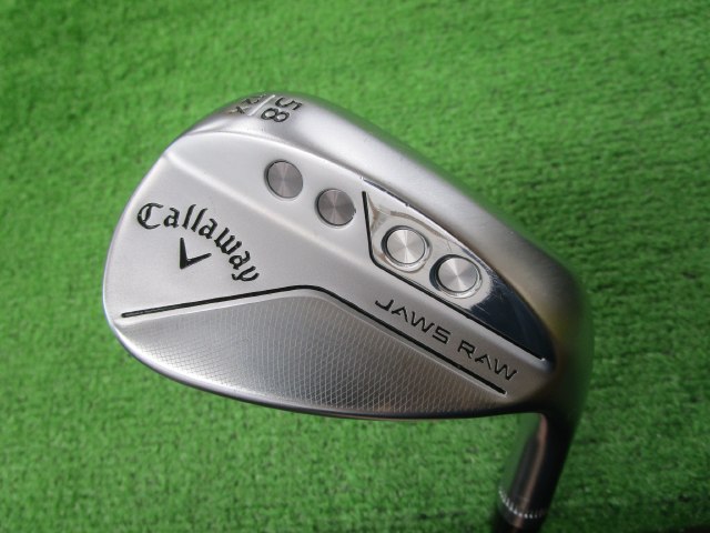 中古ゴルフ JAWS RAW CHROME 58-12X 58°