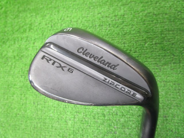 中古ゴルフ RTX-6 ZIPCORE BLACK 56-10 56°