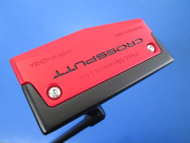 中古ゴルフ CROSS PUTT RED BLACK LABEL