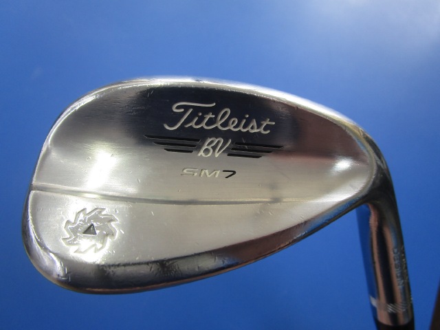 中古ゴルフ ボーケイSM7ツアークローム58-14K 58°