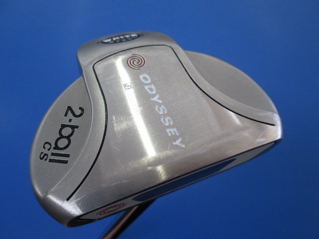 中古ゴルフ ホワイトスチール2ボールパターセンターシャフト