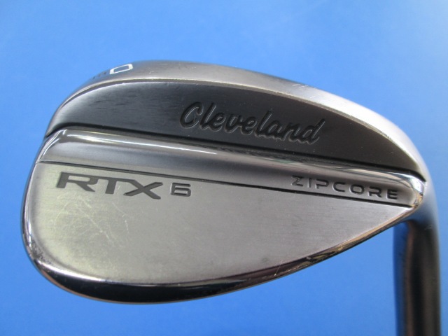 中古ゴルフ RTX-6 ZIPCORE BLACK 60-10 60°