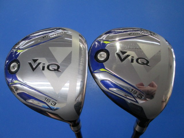 中古ゴルフ ツアーステージViQ 2021 3W 5W 2本セット 3W 16.3°