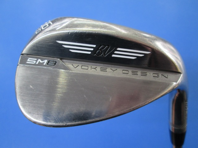 中古ゴルフ ボーケイSM8ブラッシュドスチール56-12D 56°