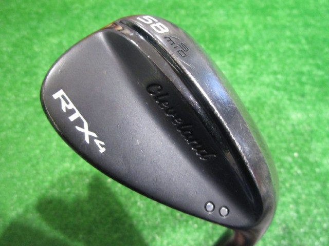 中古ゴルフ RTX-4 BLACK SATIN 58-09MID 58°