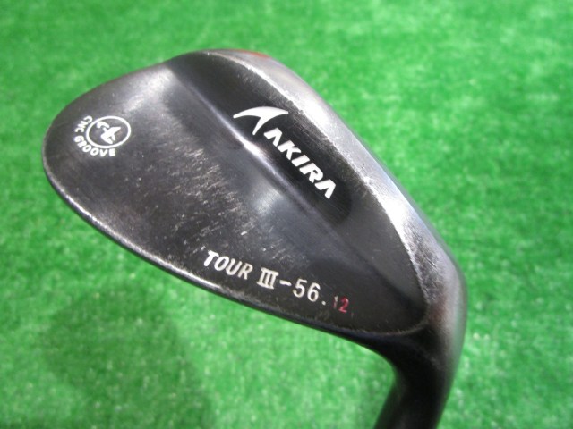 中古ゴルフ アキラ ツアーウェッジIII ブラック 56-12 56°