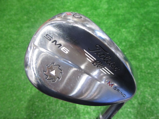 中古ゴルフ ボーケイSM6ツアークローム60-08M 60°
