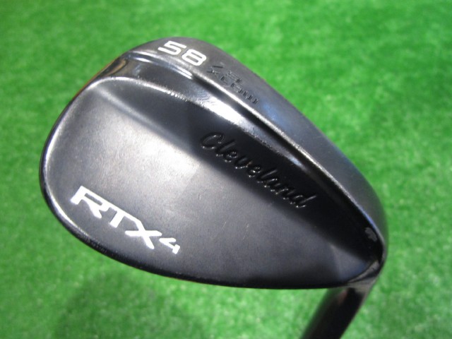 中古ゴルフ RTX-4 BLACK SATIN 58-03XLOW 58°