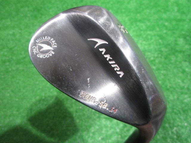 中古ゴルフ アキラ ツアーウェッジ ブラック58-14 58°