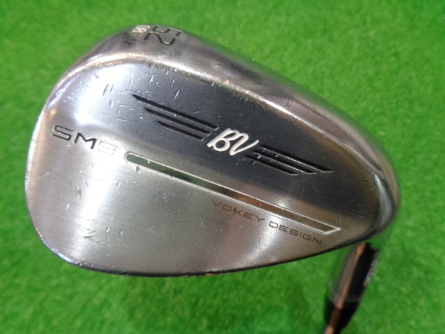 中古ゴルフ ボーケイSM9ツアークローム52-08F 52°