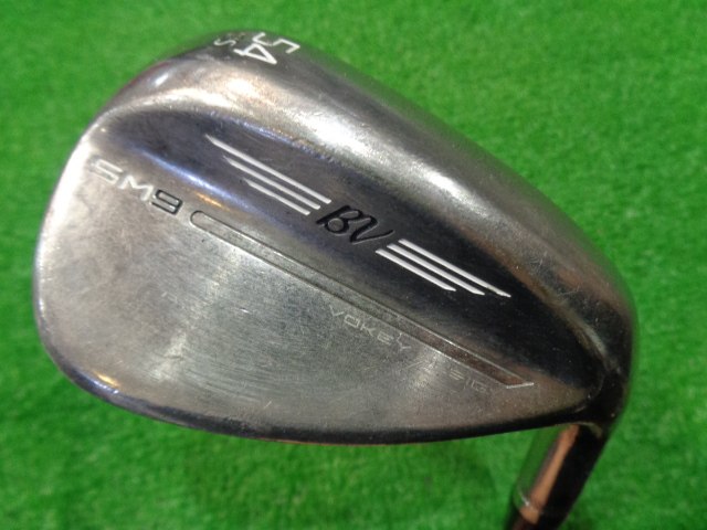 中古ゴルフ ボーケイSM9ブラッシュドスチール54-10S 54°
