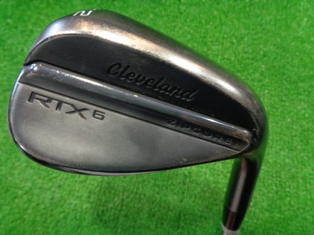 中古ゴルフ RTX-6 ZIPCORE BLACK 52-10 52°