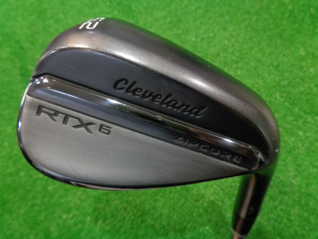 中古ゴルフ RTX-6 ZIPCORE BLACK 52-10 52°