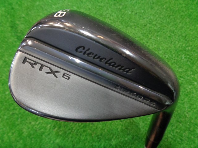 中古ゴルフ RTX-6 ZIPCORE BLACK 58-12 58°
