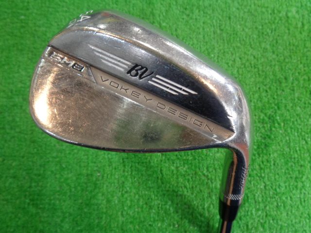 中古ゴルフ ボーケイSM8ブラッシュドスチール54-12D 54°