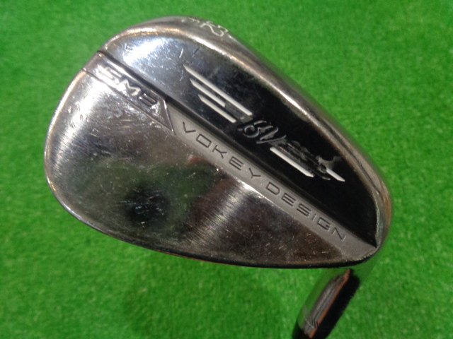 中古ゴルフ ボーケイSM8ブラッシュドスチール52-12F 52°