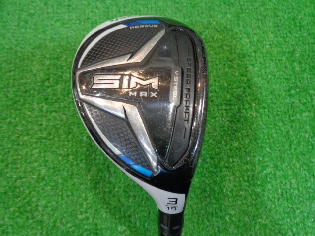 中古ゴルフ SIM MAX RESCUE #3 19°