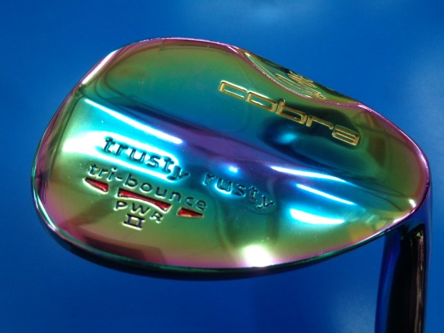 中古ゴルフ trusty rusty 2012 レインボーIP加工 49°